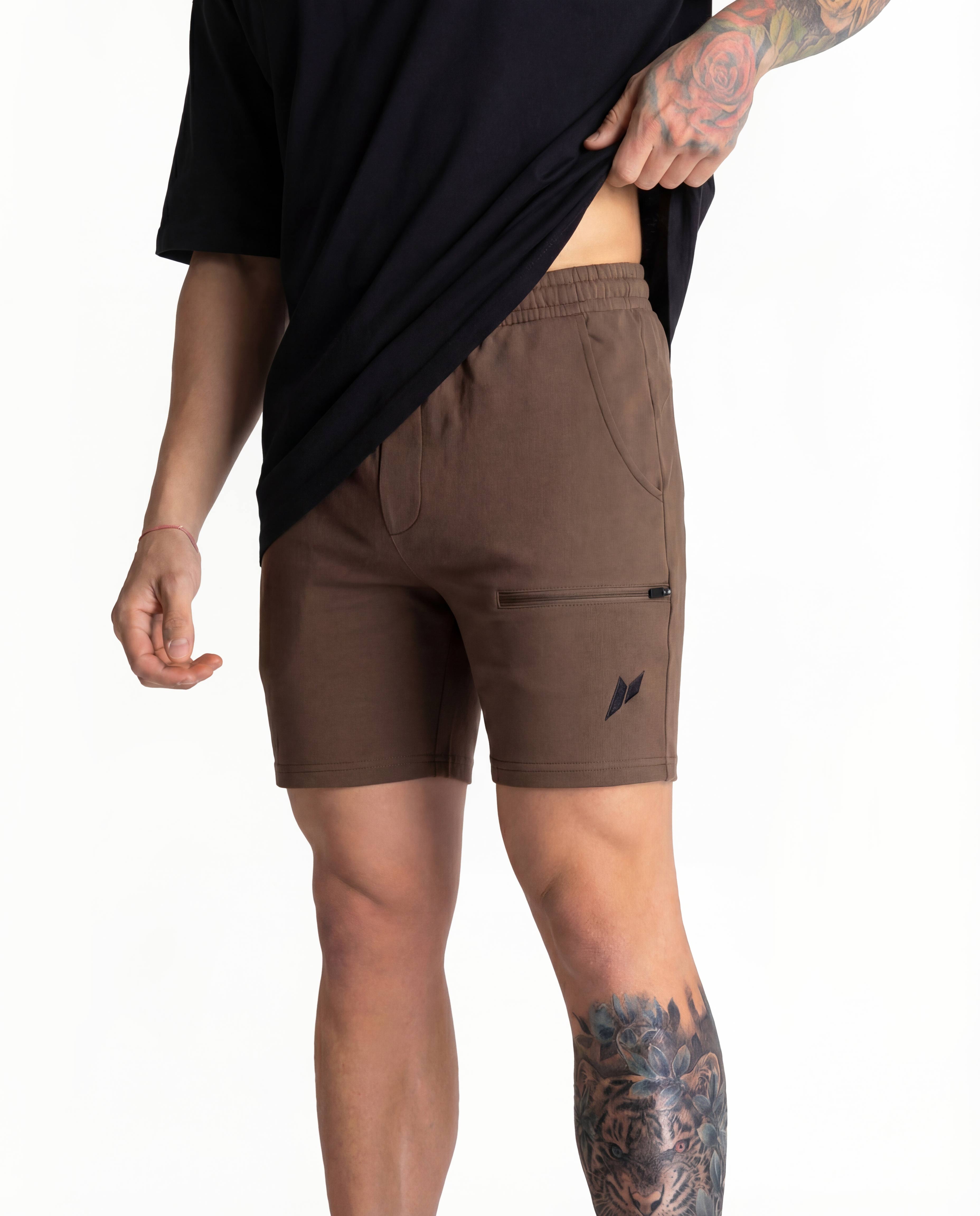 Tapered 7" Shorts 'Brown' (COMING SOON)
