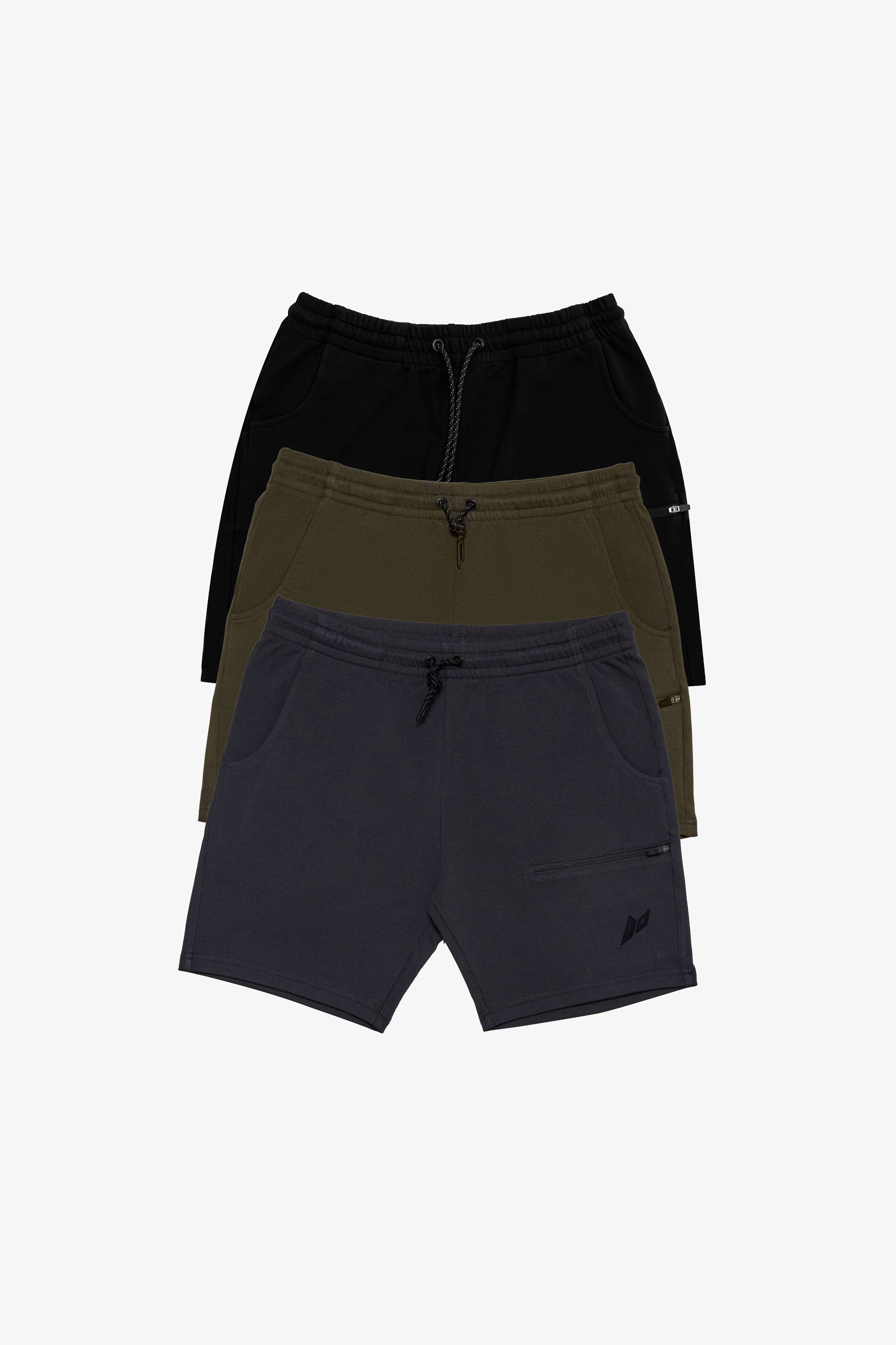 Tapered Shorts 3 x Value Pack