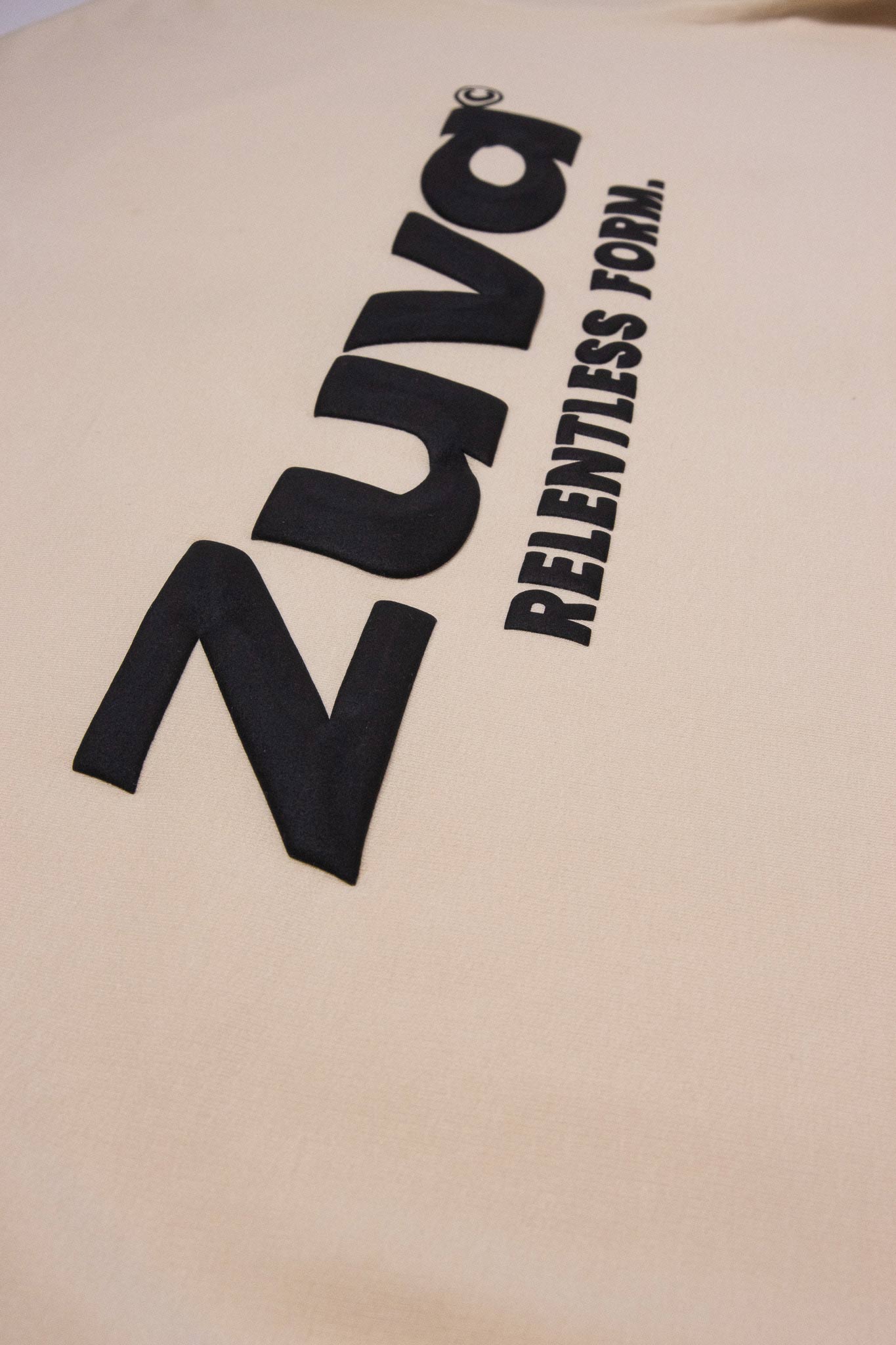 Tofu oversized t shirt with large black puff print graphic on back