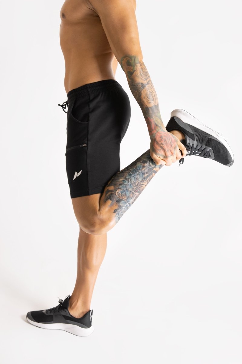 Tapered Shorts 'Black' - Zuva