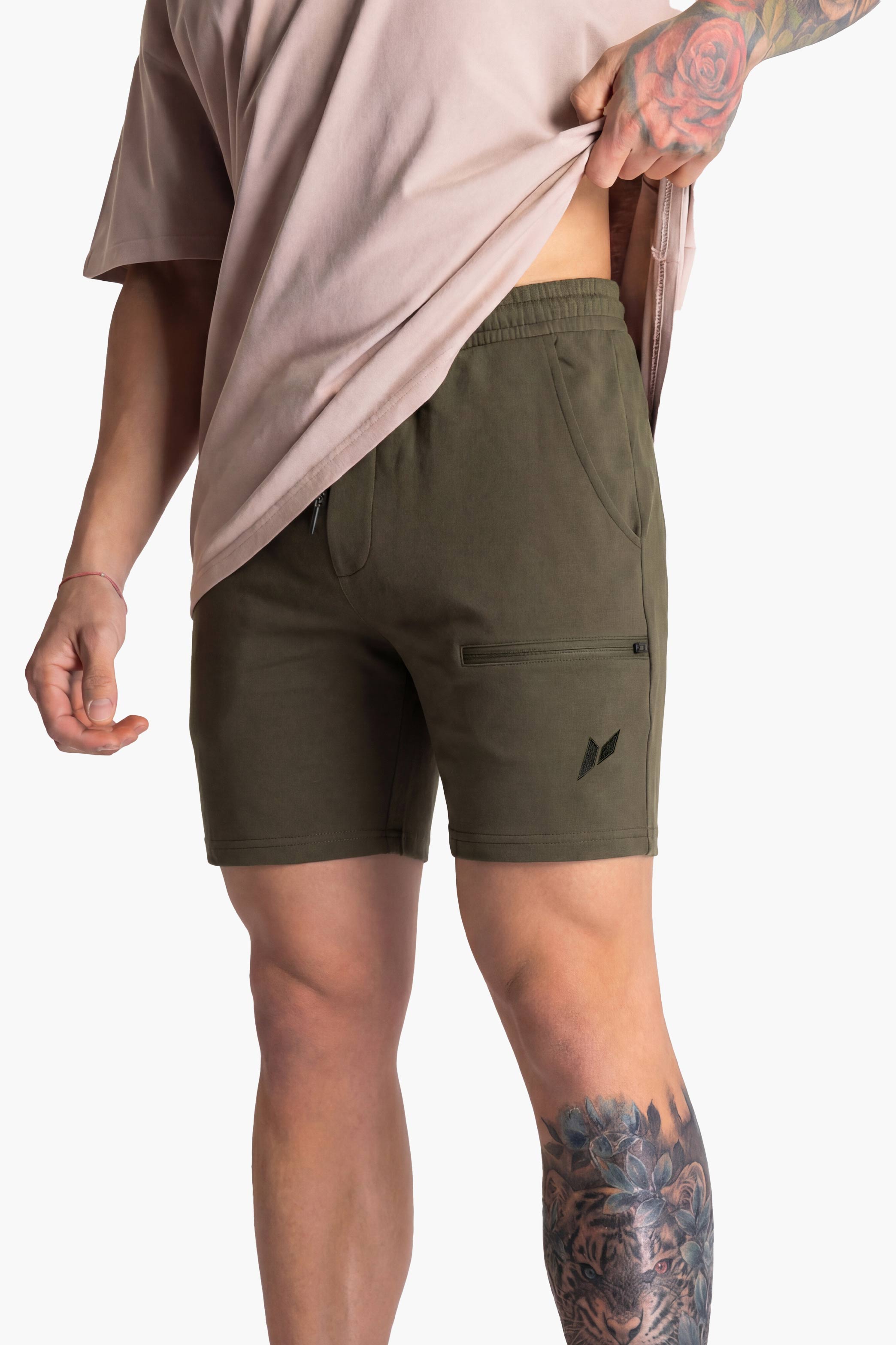 Men's Tapered Shorts by Zuva | Slim-fitting Design