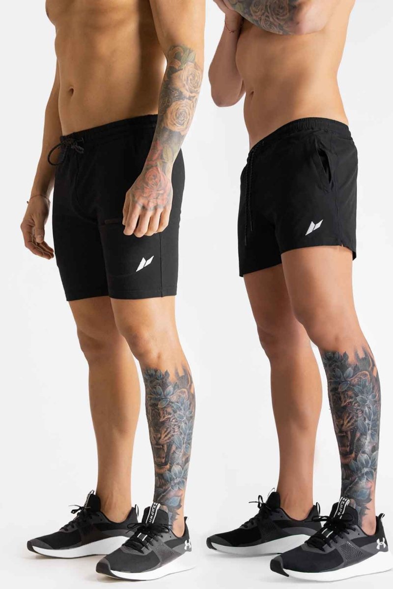 Arc 4 & Tapered Shorts Black Value Pack - Zuva